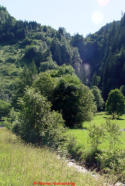 Der Sulzbach Wasserfall am Taleingang